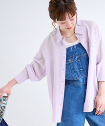 手洗い可 / シアーヘザーオーバーシャツ