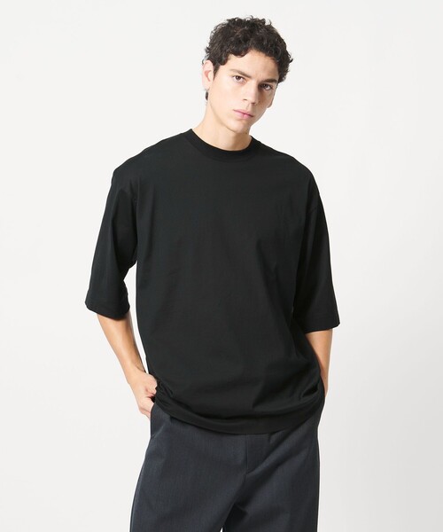 LOEFF（ロエフ）の「＜LOEFF＞スビンコットン ショートスリーブ Tシャツ MENS（Tシャツ/カットソー・メンズ・ブラック/パープル/ホワイト・2/1）」の2枚目の写真