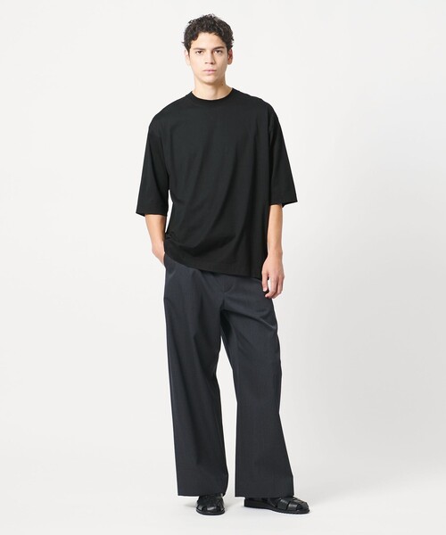 LOEFF（ロエフ）の「＜LOEFF＞スビンコットン ショートスリーブ Tシャツ MENS（Tシャツ/カットソー・メンズ・ブラック/パープル/ホワイト・2/1）」の10枚目の写真