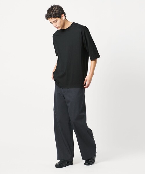 LOEFF（ロエフ）の「＜LOEFF＞スビンコットン ショートスリーブ Tシャツ MENS（Tシャツ/カットソー・メンズ・ブラック/パープル/ホワイト・2/1）」の11枚目の写真