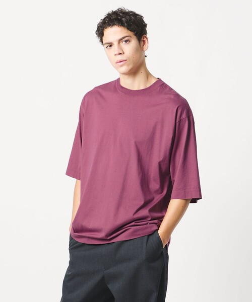 LOEFF（ロエフ）の「＜LOEFF＞スビンコットン ショートスリーブ Tシャツ MENS（Tシャツ/カットソー・メンズ・ブラック/パープル/ホワイト・2/1）」の12枚目の写真