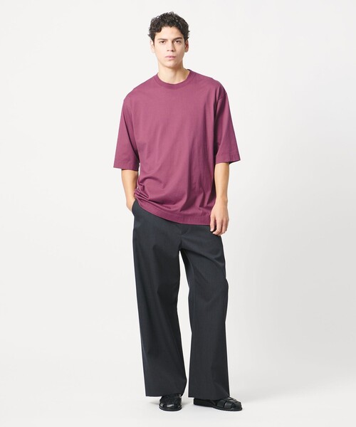 LOEFF（ロエフ）の「＜LOEFF＞スビンコットン ショートスリーブ Tシャツ MENS（Tシャツ/カットソー・メンズ・ブラック/パープル/ホワイト・2/1）」の13枚目の写真