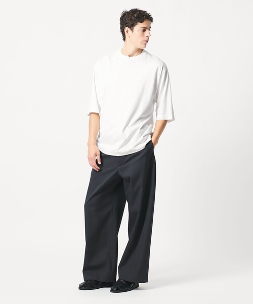 LOEFF（ロエフ）の「＜LOEFF＞スビンコットン ショートスリーブ Tシャツ MENS（Tシャツ/カットソー・メンズ・ブラック/パープル/ホワイト・2/1）」の15枚目の写真