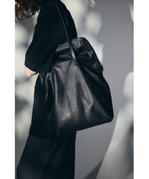 RIM.ARK | 【PRE ORDER】W-zip leather bag ダブルジップ レザーバッグ(トートバッグ)