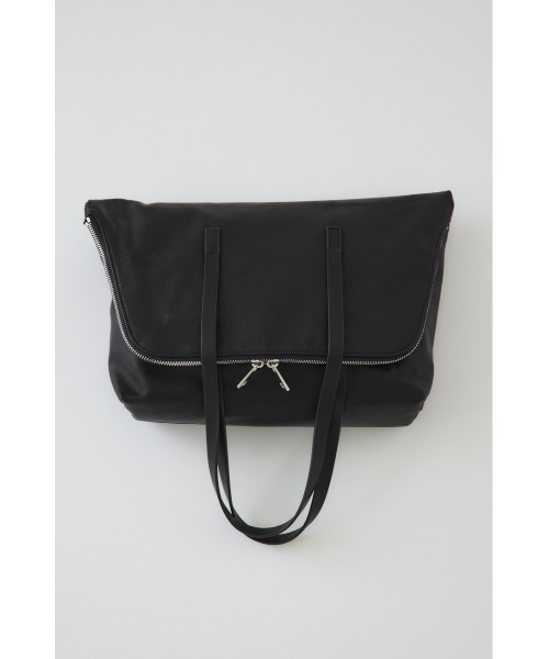 RIM.ARK（リムアーク）の「【PRE ORDER】W-zip leather bag ダブルジップ レザーバッグ（トートバッグ・レディース・ブラック・FREE）」の10枚目の写真