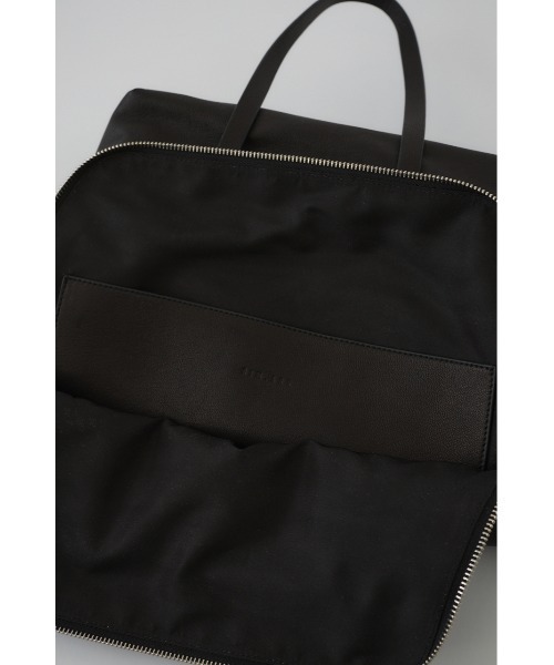 W-zip leather bag ダブルジップ レザーバッグ（トートバッグ）｜RIM