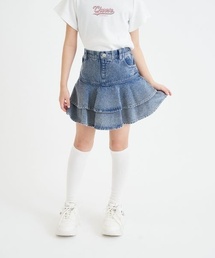 PINK-latte（ピンクラテ）の「裾フレアデニムスカート（スカート）」