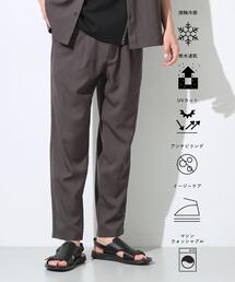 THE SHOP TK  | LITE TEX イージーパンツ 接触冷感/吸水速乾/UVカット/アンチピリング/イージーケア/洗濯機OK/セットアップ可(その他パンツ)