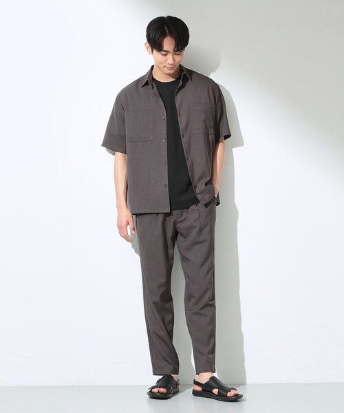THE SHOP TK （ザ ショップ ティーケー ）の「LITE TEX イージーパンツ 接触冷感/吸水速乾/UVカット/アンチピリング/イージーケア/洗濯機OK/セットアップ可（その他パンツ・メンズ・ダークグレー/ブルー系その他/オリーブ/ブラック・01/02/03/04）」の18枚目の写真