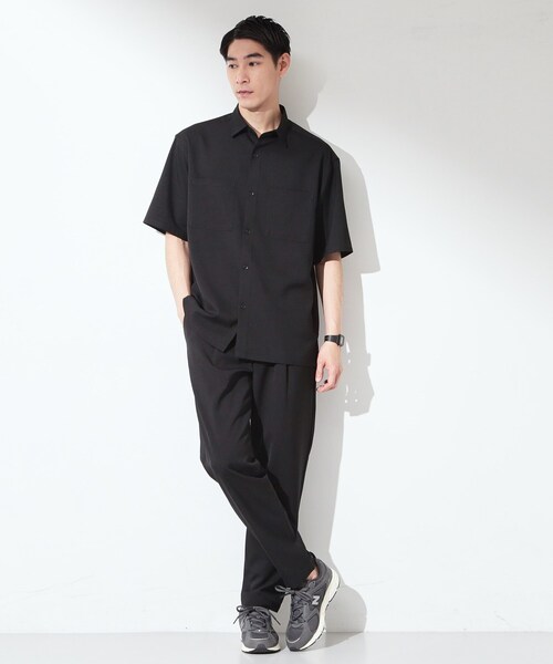 THE SHOP TK （ザ ショップ ティーケー ）の「LITE TEX イージーパンツ 接触冷感/吸水速乾/UVカット/アンチピリング/イージーケア/洗濯機OK/セットアップ可（その他パンツ・メンズ・ダークグレー/ブルー系その他/オリーブ/ブラック・01/02/03/04）」の7枚目の写真