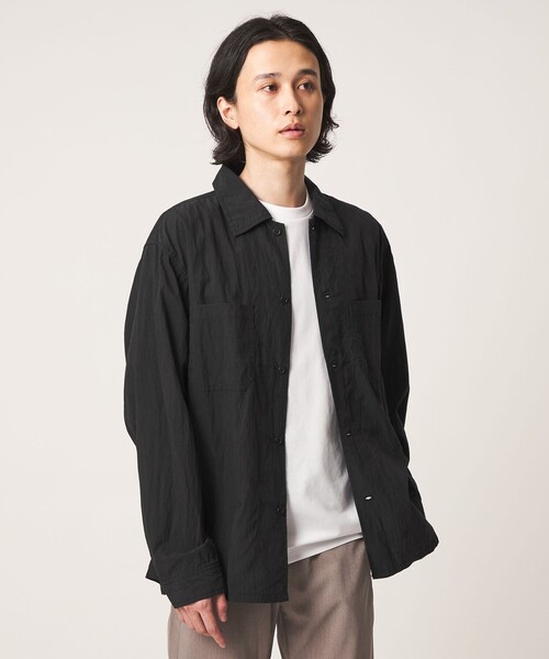 A DAY IN THE LIFE UNITED ARROWS(アデイインザライフユナイテッドアローズ)の「フェード パッカリング CPOシャツ<A DAY IN THE LIFE>(シャツ/ブラウス・メンズ・ダークグレー/ブラック・L/M)」の1枚目の写真