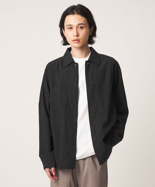 A DAY IN THE LIFE UNITED ARROWS(アデイインザライフユナイテッドアローズ)の「フェード パッカリング CPOシャツ<A DAY IN THE LIFE>(シャツ/ブラウス・メンズ・ダークグレー/ブラック・L/M)」の3枚目の写真
