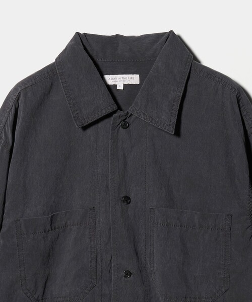 A DAY IN THE LIFE UNITED ARROWS(アデイインザライフユナイテッドアローズ)の「フェード パッカリング CPOシャツ<A DAY IN THE LIFE>(シャツ/ブラウス・メンズ・ダークグレー/ブラック・L/M)」の10枚目の写真