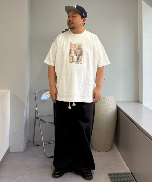 CIAOPANIC TYPY（チャオパニックティピー）の「【ユニセックス】【プラスサイズあり】スラブフォトTee（Tシャツ/カットソー・レディース・ライトグレー/ホワイト/ミント/ネイビー・XX-LARGE/LARGE/MEDIUM）」の6枚目の写真