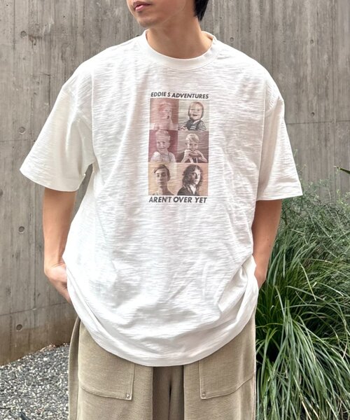 CIAOPANIC TYPY（チャオパニックティピー）の「【ユニセックス】【プラスサイズあり】スラブフォトTee（Tシャツ/カットソー・レディース・ライトグレー/ホワイト/ミント/ネイビー・XX-LARGE/LARGE/MEDIUM）」の15枚目の写真