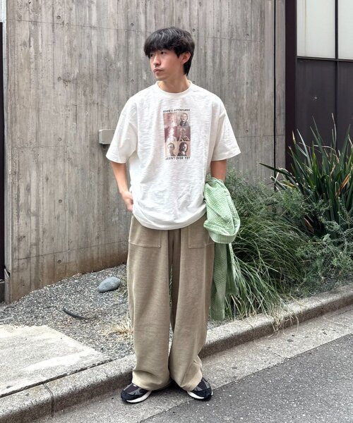 CIAOPANIC TYPY（チャオパニックティピー）の「【ユニセックス】【プラスサイズあり】スラブフォトTee（Tシャツ/カットソー・レディース・ライトグレー/ホワイト/ミント/ネイビー・XX-LARGE/LARGE/MEDIUM）」の18枚目の写真