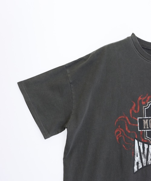 ANAP（アナップ）の「ピグメント加工 オーバーサイズ Tシャツ（Tシャツ/カットソー・レディース・ベージュ/ライトグレー/ダークブラック・F）」の21枚目の写真