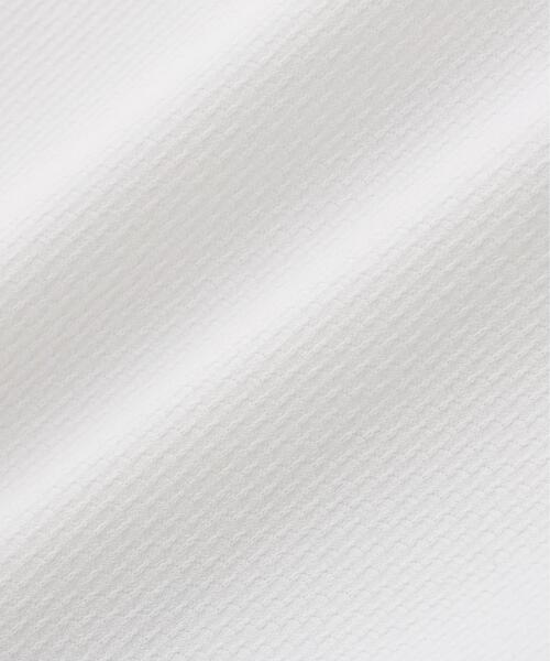 PEARLY GATES（パーリーゲイツ）の「FDエコロジスタ150d×FD40/ベアジャガードUV半袖ハイネックカットソー（Tシャツ/カットソー・レディース・ブルー/ネイビー・MEDIUM/SMALL）」の16枚目の写真