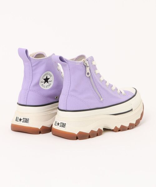 CONVERSE(コンバース)の「《CONVERSE》ALL STAR TREKWAVE Z HI オールスター トレックウエーブ Z HI(スニーカー・レディース・ブラック/ライトパープル・25.0cm/24.5cm/24.0cm/23.5cm/23.0cm/22.5cm)」の3枚目の写真