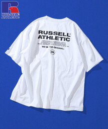FREAK'S STORE(�t���[�N�X�X�g�A)��RUSSELL ATHLETIC/���b�Z���A�X���e�B�b�N ����W�J RUSSELL ATHLETIC×FREAK'S STORE �ʒ� �r�b�O�V���G�b�g ���S�o�b�N�v�����g �|�P�b�gT�V���c(T�V���c/�J�b�g�\�[)