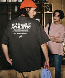 FREAK'S STORE(�t���[�N�X�X�g�A)��RUSSELL ATHLETIC/���b�Z���A�X���e�B�b�N ����W�J RUSSELL ATHLETIC×FREAK'S STORE �ʒ� �r�b�O�V���G�b�g ���S�o�b�N�v�����g �|�P�b�gT�V���c(T�V���c/�J�b�g�\�[)