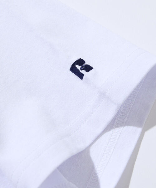 FREAK'S STORE(フリークスストア)の「限定展開 RUSSELL ATHLETIC×FREAK'S STORE ラッセル アスレチック 別注 ビッグシルエット ロゴバックプリント ポケット Tシャツ(Tシャツ/カットソー・メンズ・ピンク/ホワイト/ネイビー/ブラック/チャコールグレー・SMALL/LARGE/MEDIUM)」の14枚目の写真