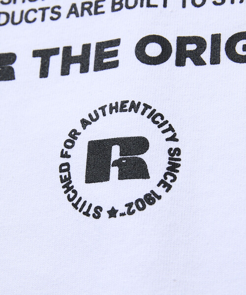 FREAK'S STORE(フリークスストア)の「限定展開 RUSSELL ATHLETIC×FREAK'S STORE ラッセル アスレチック 別注 ビッグシルエット ロゴバックプリント ポケット Tシャツ(Tシャツ/カットソー・メンズ・ピンク/ホワイト/ネイビー/ブラック/チャコールグレー・SMALL/LARGE/MEDIUM)」の16枚目の写真
