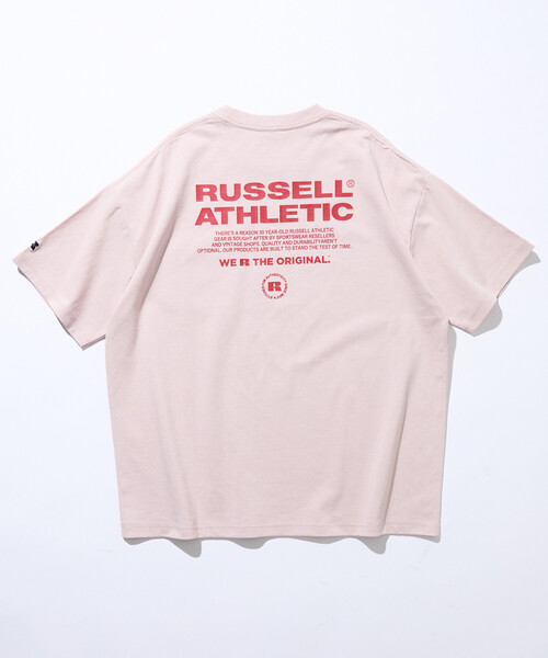 FREAK'S STORE(フリークスストア)の「限定展開 RUSSELL ATHLETIC×FREAK'S STORE ラッセル アスレチック 別注 ビッグシルエット ロゴバックプリント ポケット Tシャツ(Tシャツ/カットソー・メンズ・ピンク/ホワイト/ネイビー/ブラック/チャコールグレー・SMALL/LARGE/MEDIUM)」の18枚目の写真