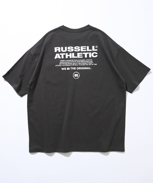 FREAK'S STORE(フリークスストア)の「限定展開 RUSSELL ATHLETIC×FREAK'S STORE ラッセル アスレチック 別注 ビッグシルエット ロゴバックプリント ポケット Tシャツ(Tシャツ/カットソー・メンズ・ピンク/ホワイト/ネイビー/ブラック/チャコールグレー・SMALL/LARGE/MEDIUM)」の22枚目の写真