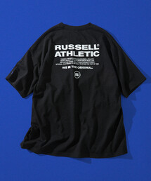FREAK'S STORE(�t���[�N�X�X�g�A)��RUSSELL ATHLETIC/���b�Z���A�X���e�B�b�N ����W�J RUSSELL ATHLETIC×FREAK'S STORE �ʒ� �r�b�O�V���G�b�g ���S�o�b�N�v�����g �|�P�b�gT�V���c(T�V���c/�J�b�g�\�[)