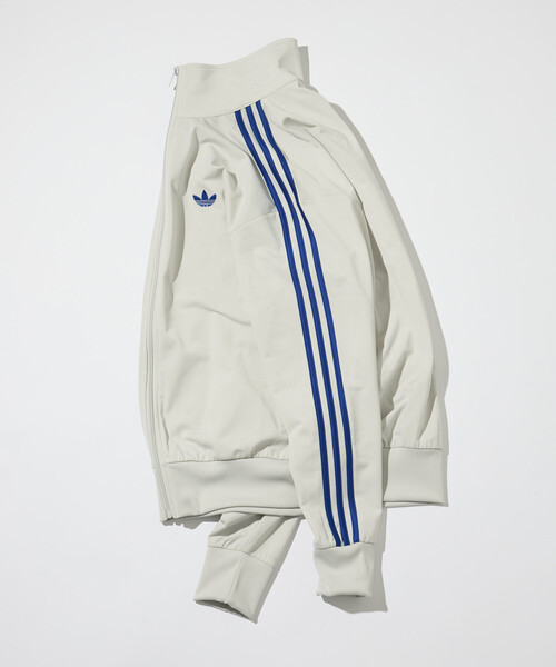 FREAK'S STORE（フリークスストア）の「adidas/アディダス 【Exclusive】FIREBIRD TRACK TOP/ファイヤーバード トラックトップ（ジャージ・レディース・ライトグレー・X-SMALL/SMALL）」の2枚目の写真