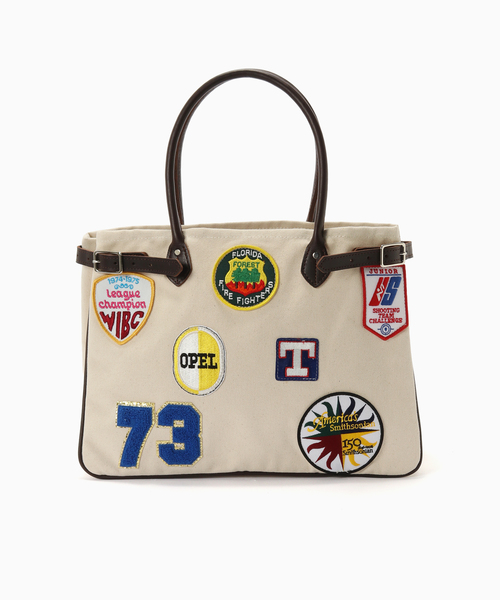 HERITAGE LEATHER（ヘリテージレザー）の「HERITAGE LEATHER / ヘリテージレザー 別注 CANVAS  HL 40（トートバッグ・メンズ・アイボリー・FREE）」の2枚目の写真