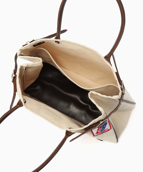 HERITAGE LEATHER（ヘリテージレザー）の「HERITAGE LEATHER / ヘリテージレザー 別注 CANVAS  HL 40（トートバッグ・メンズ・アイボリー・FREE）」の5枚目の写真