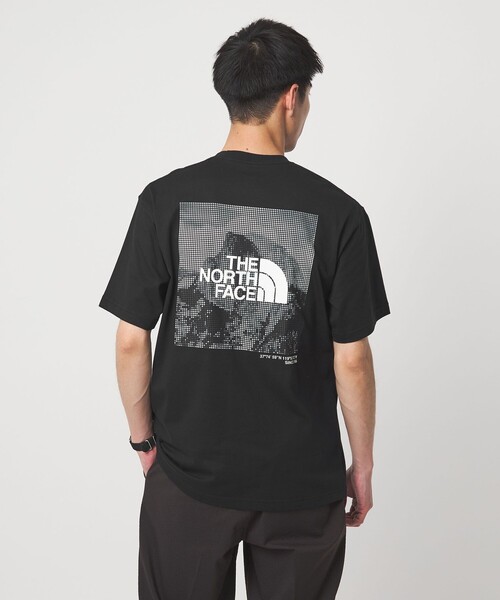 THE NORTH FACE（ザノースフェイス）の「＜THE NORTH FACE＞ショート ハーフドーム デジタル スクエア ロゴTシャツ（Tシャツ/カットソー・メンズ・ダークグレー/ブラック/オフホワイト・M/L/XL）」の2枚目の写真
