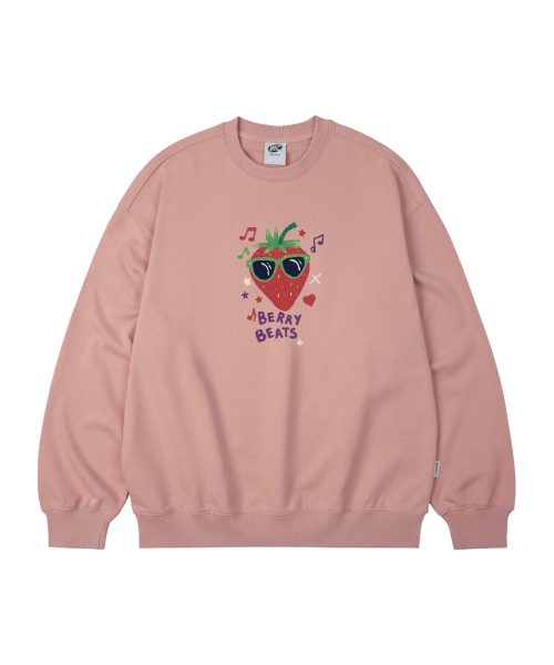 WILDROCK(ワイルドロック)の「ベリービーツ オーバーサイズ スウェット_7 COL(スウェット・レディース・ブラック/ベージュ/ネイビー/ピンク/アイボリー/ダークグレー/チャコール・SMALL/MEDIUM/LARGE)」の14枚目の写真
