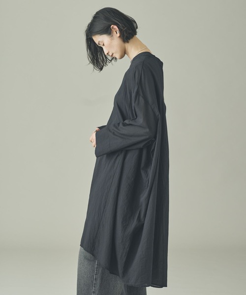 Curensology(カレンソロジー)の「Curensology(カレンソロジー)/カディフルイドブラウス(シャツ/ブラウス・レディース・ブラック/ホワイト・FREE)」の16枚目の写真