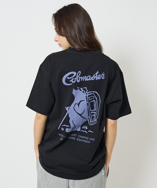 COBMASTER(コブマスター)の「【COBMASTER / コブマスター】バックプリントBASIC Tシャツ/ユニセックス(Tシャツ/カットソー・メンズ・ホワイト/ブラック/ベージュ/ピンク・M/L)」の1枚目の写真