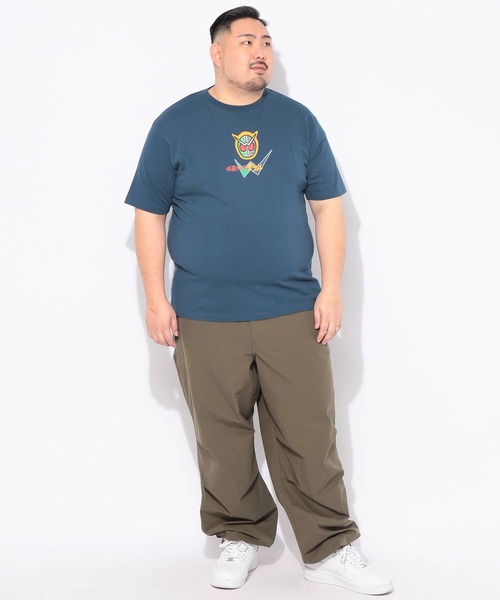 SAKAZEN(サカゼン)の「Tシャツ 半袖 メンズ 大きいサイズ 仮面ライダー ダブル クルーネック カットソー 仮面ライダー (カメンライダー)(Tシャツ/カットソー・メンズ・ネイビー/グレイッシュベージュ・3L/5L/4L)」の15枚目の写真