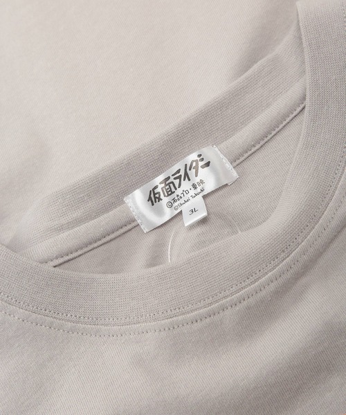 SAKAZEN(サカゼン)の「Tシャツ 半袖 メンズ 大きいサイズ 仮面ライダー ダブル クルーネック カットソー 仮面ライダー (カメンライダー)(Tシャツ/カットソー・メンズ・ネイビー/グレイッシュベージュ・3L/5L/4L)」の12枚目の写真