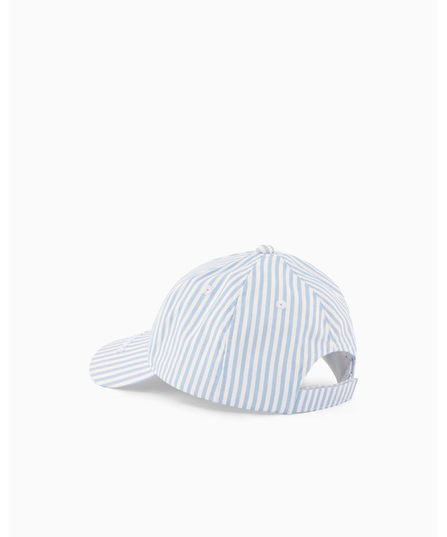 ARMANI EXCHANGE（アルマーニエクスチェンジ）の「【A|X アルマーニ エクスチェンジ】AXロゴ ストライプ キャップ（キャップ・レディース・ネイビー・FREE）」の2枚目の写真