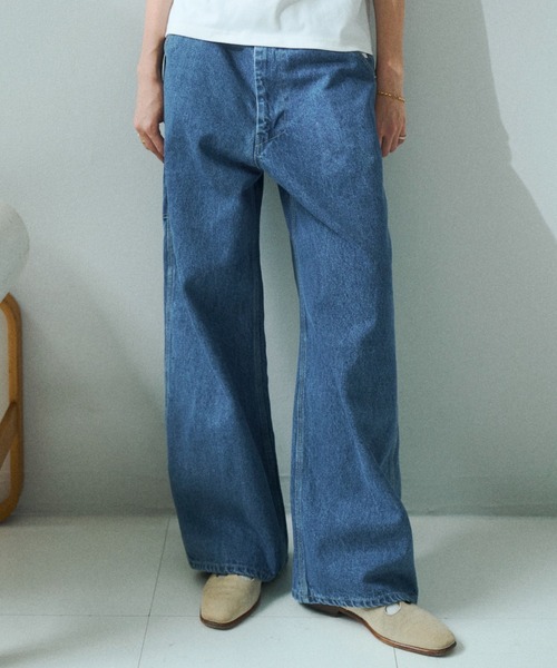 soerte（ソエルテ）の「Classic Multi Pocket Straight Denim Pants/クラシックマルチストレートデニムパンツ（デニムパンツ・メンズ・ブルー/インディゴブルー・1/3/2）」の14枚目の写真