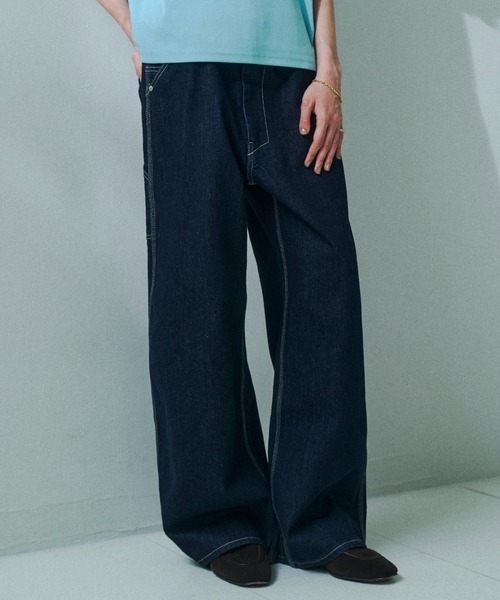 soerte（ソエルテ）の「Classic Multi Pocket Straight Denim Pants/クラシックマルチストレートデニムパンツ（デニムパンツ・メンズ・ブルー/インディゴブルー・1/3/2）」の11枚目の写真