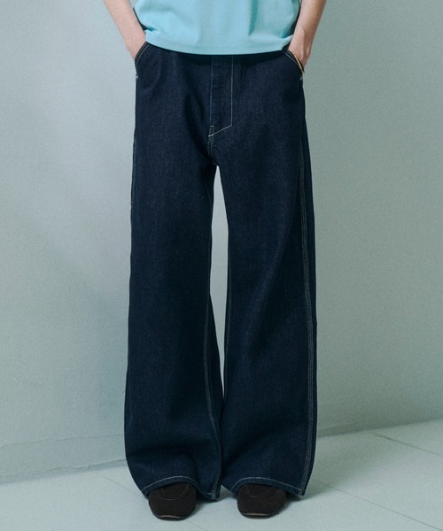 soerte（ソエルテ）の「Classic Multi Pocket Straight Denim Pants/クラシックマルチストレートデニムパンツ（デニムパンツ・メンズ・ブルー/インディゴブルー・1/3/2）」の21枚目の写真