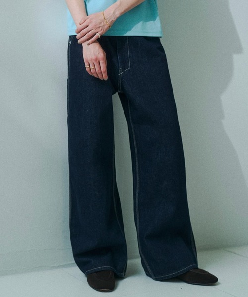 soerte（ソエルテ）の「Classic Multi Pocket Straight Denim Pants/クラシックマルチストレートデニムパンツ（デニムパンツ・メンズ・ブルー/インディゴブルー・1/3/2）」の22枚目の写真