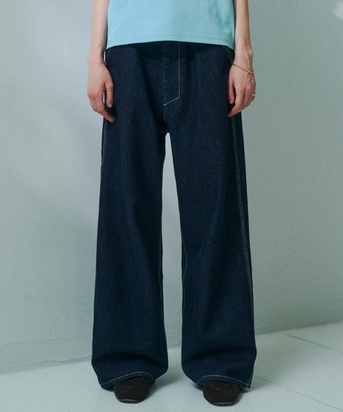 soerte（ソエルテ）の「Classic Multi Pocket Straight Denim Pants/クラシックマルチストレートデニムパンツ（デニムパンツ・メンズ・ブルー/インディゴブルー・1/3/2）」の10枚目の写真