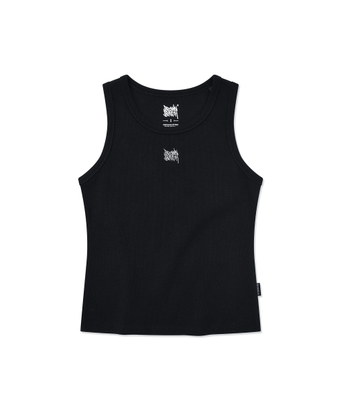 BROWNBREATH(ブラウンブレス)の「W TAG BASIC SLEEVELESS - BLACK(Tシャツ/カットソー・レディース・その他・MEDIUM/SMALL)」の1枚目の写真