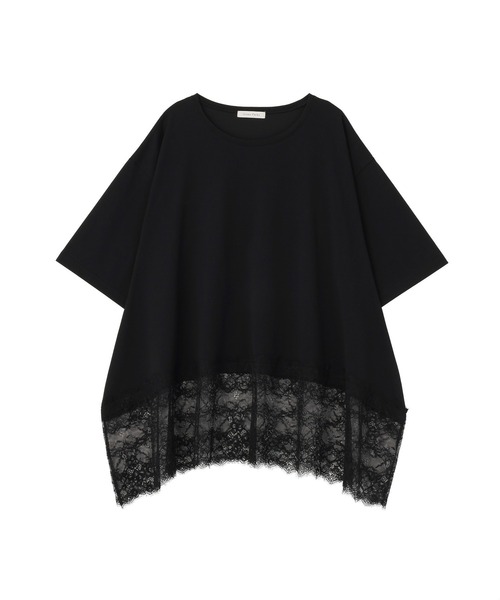 Green Parks(グリーンパークス)の「裾イレヘムレースプルオーバー(Tシャツ/カットソー・レディース・チャコールグレー/オフホワイト/ブラック・FREE)」の20枚目の写真