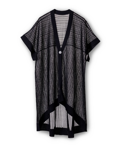 OSMOSIS（オズモーシス）の「【WEB限定アイテム】ストライプニットジレ（ニット/セーター・レディース・その他/ブラック・ONE SIZE）」の20枚目の写真