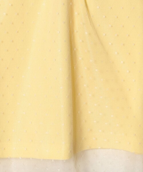 green label relaxing（グリーンレーベルリラクシング）の「チュール ドッキング  Tシャツ / キッズ 140cm-160cm（Tシャツ/カットソー・キッズ・ライトピンク/イエロー・160cm/150cm/140cm）」の8枚目の写真