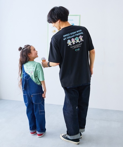 devirock(デビロック)の「デビロック×【アイス】 ひやシャリ 接触冷感 大人 アイスプリント 半袖Tシャツ(Tシャツ/カットソー・レディース・ホワイト系2/ホワイト系1/ライラック系1/ブラック系1/ホワイト系3・L/M/LL)」の9枚目の写真